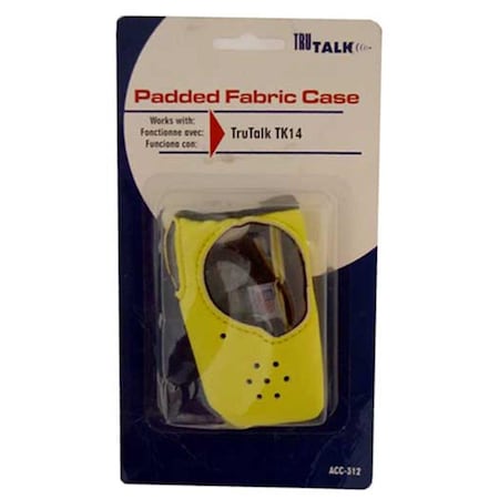 Maxon Furniture Black Padded Fabric Case For Two Way Radios ACC312